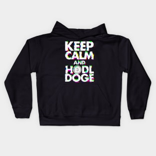 Keep Calm and Hodl Doge Kids Hoodie